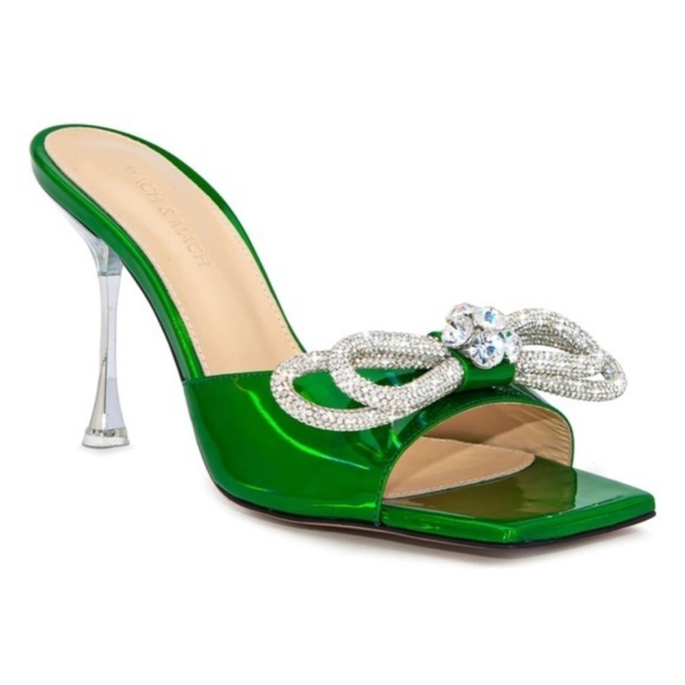 Mach & Mach Double Bow slide sandal